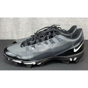 Nike‎ Vapor Edge Shark Black Dark Smoke Grey DQ5114-001 Cleats Mens 10.5